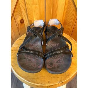 Merrell Women’s Keepsake Leather Hiking Sandals Black  Size 9